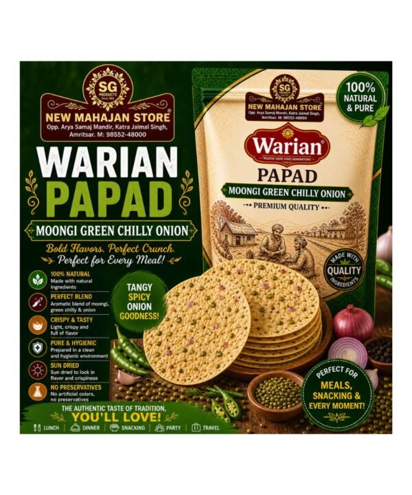 Warian Moongi Green Chilly Onion