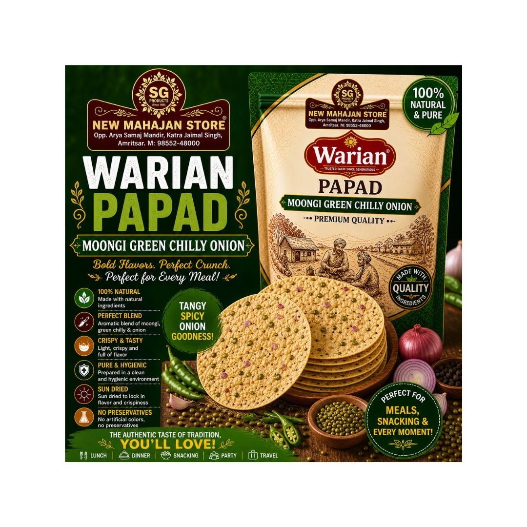 Warian Moongi Green Chilly Onion
