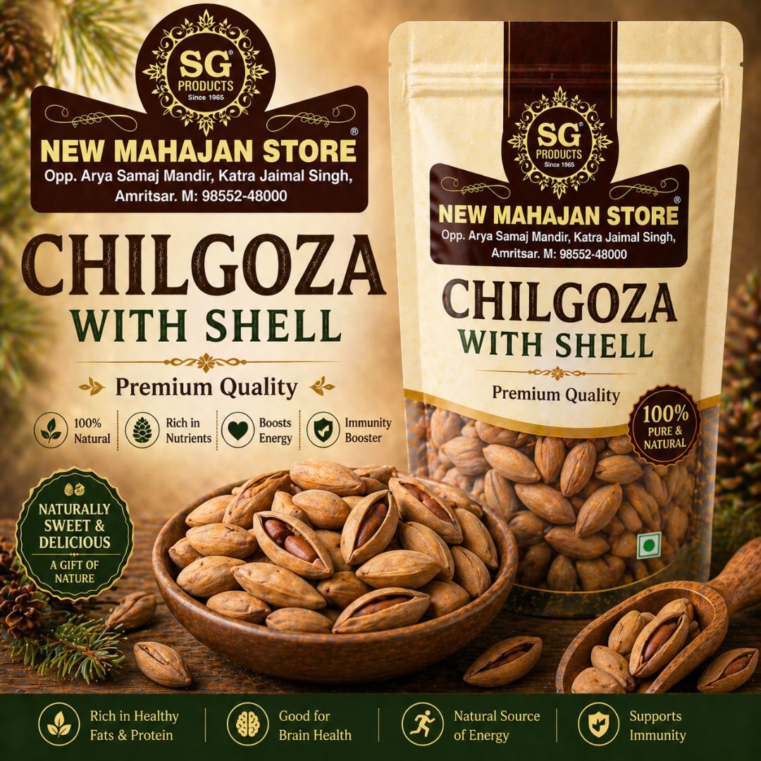 Chilgoza With Shell